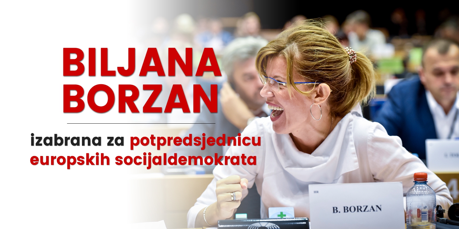 Biljana Borzan izabrana za potpredsjednicu EU socijaldemokrata